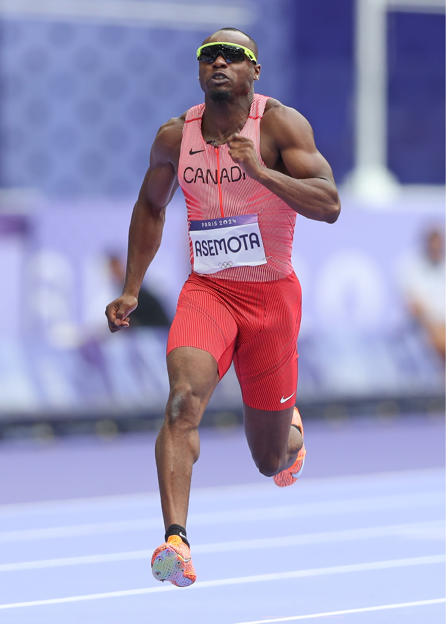 Duan Asemota racing at Paris 2024