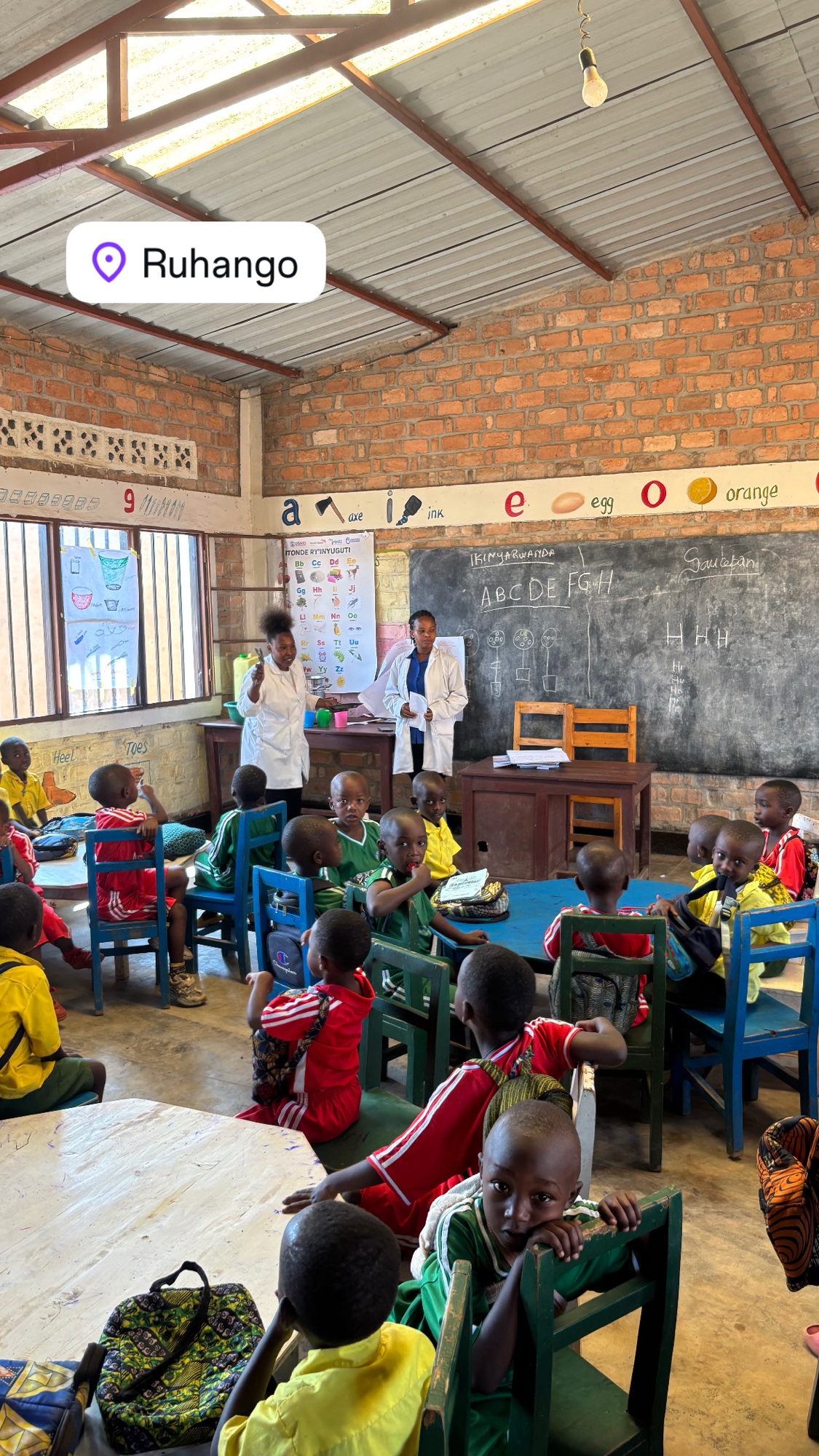 Early childhood classroom in Ruhango, Rwanda